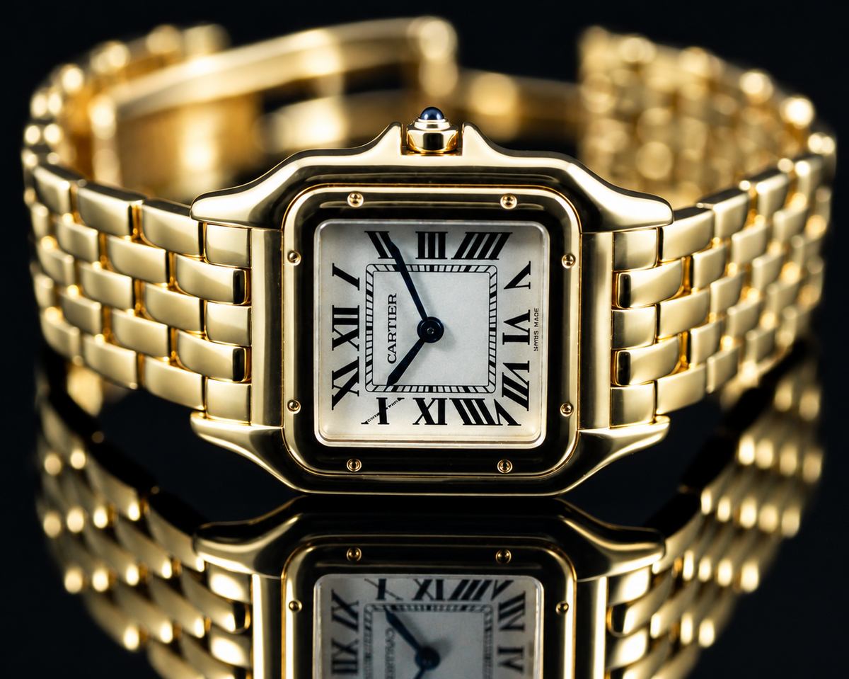 Cartier Panthère Medium 18K Yellow Gold Watch New & Unworn- Warranty active until 2032