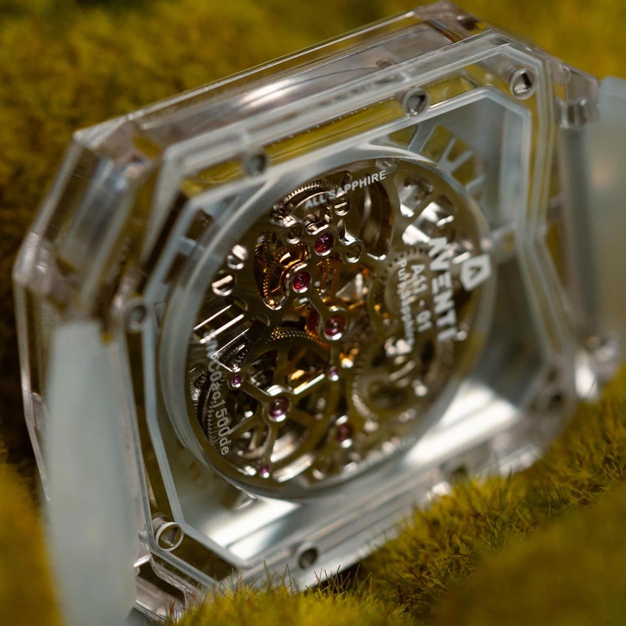 AVENTI A11 Sapphire Tourbillon Skeleton All Sapphire Case | Box & Papers 2022| Preowned