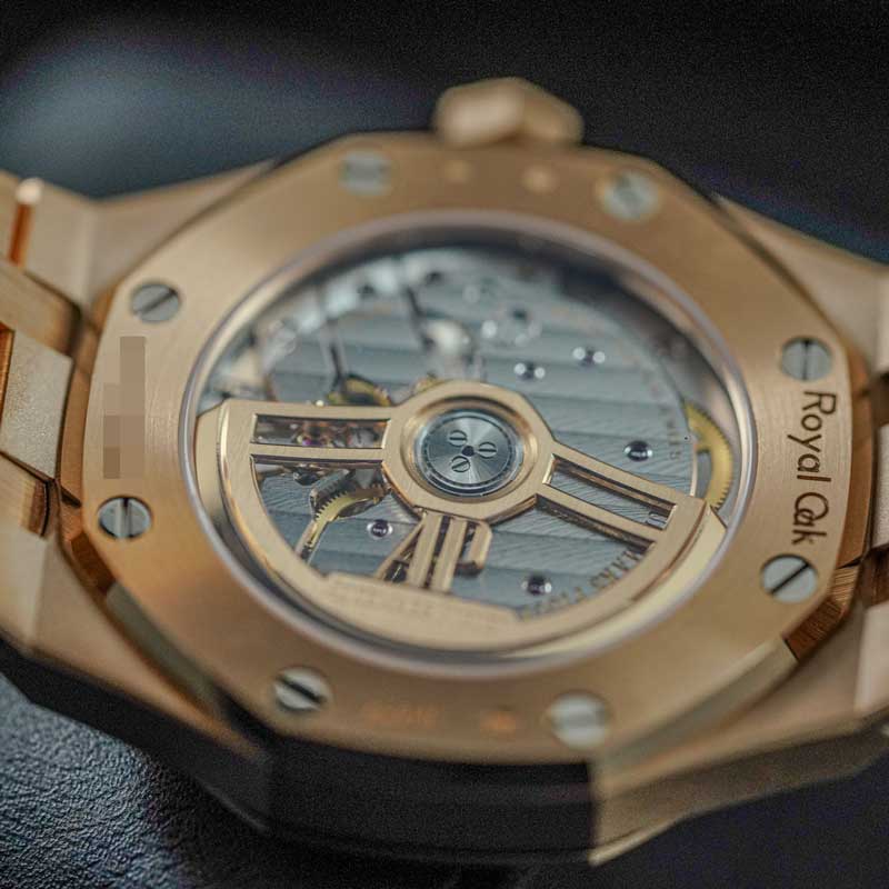 Audemars Piguet Royal Oak 15551or 37mm Rose Gold Blue Dial Factory Diamond Bezel 2026 Box & Papers