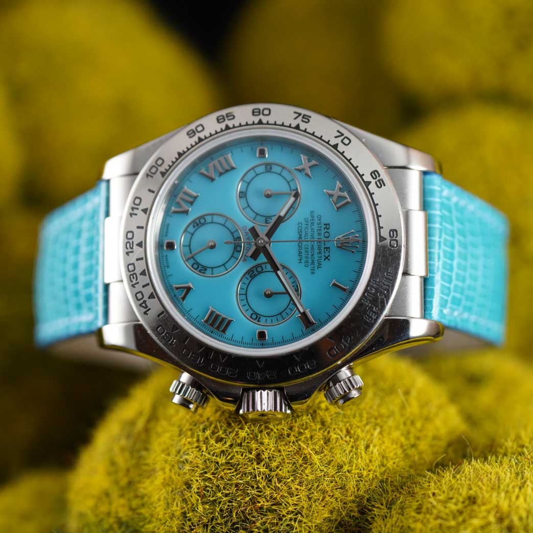 Rolex Daytona Beach Edition Rare Blue Roman Dial 116519 Complete Set