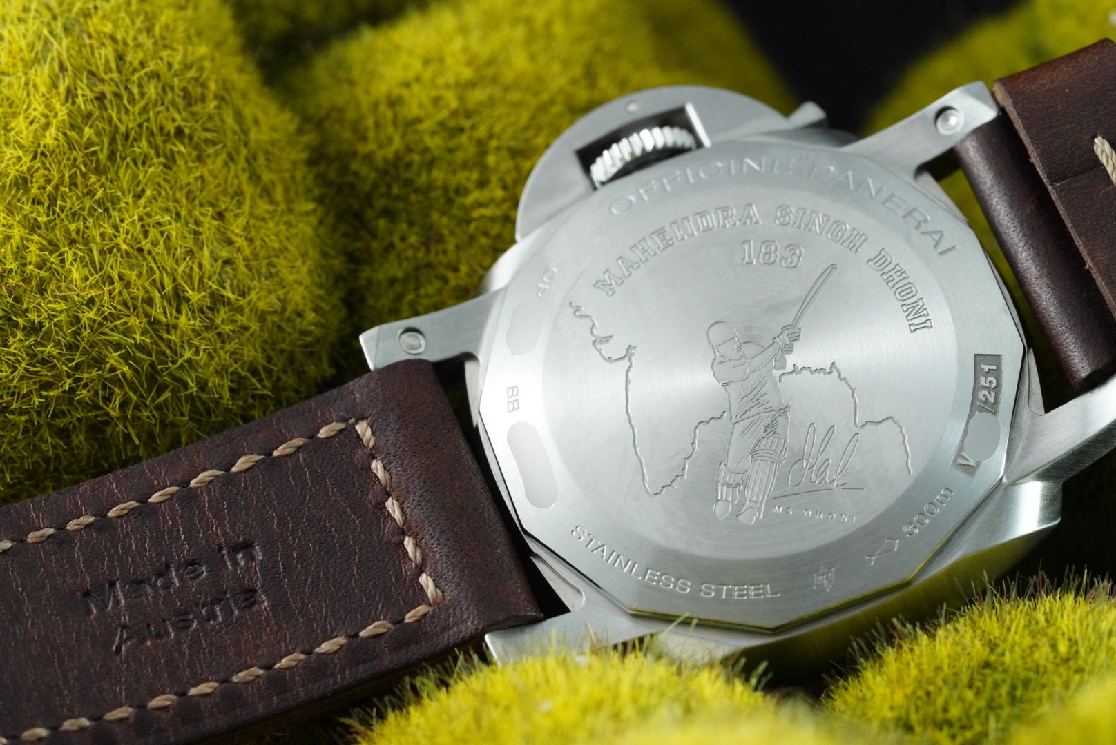 Panerai Luminor GMT PAM01056 Mahendra Singh Dhoni Green Dial Limited Edition Box & Papers