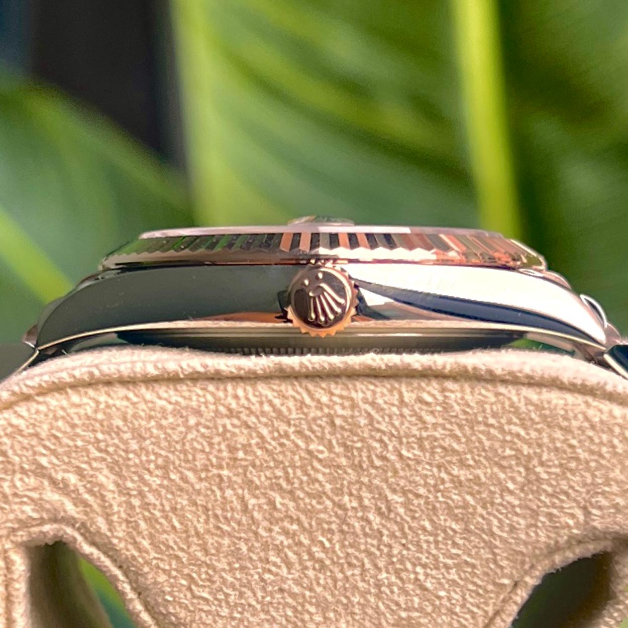 Rolex Datejust 41mm 126331 Rose Gold Fluted Bezel Chocolate Diamond Dial 2023 | Preowned