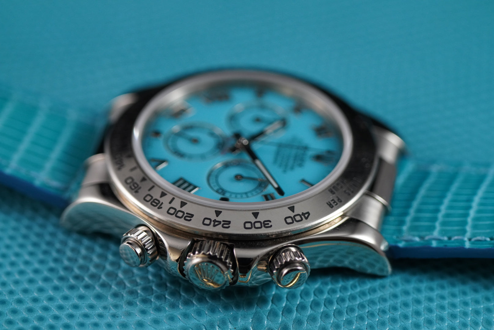 Rolex Daytona Beach Edition Rare Blue Roman Dial 116519 Complete Set | Preowned