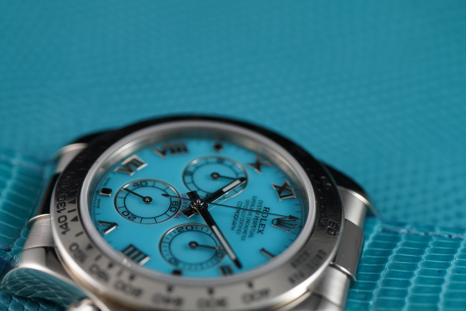 Rolex Daytona Beach Edition Rare Blue Roman Dial 116519 Complete Set | Preowned