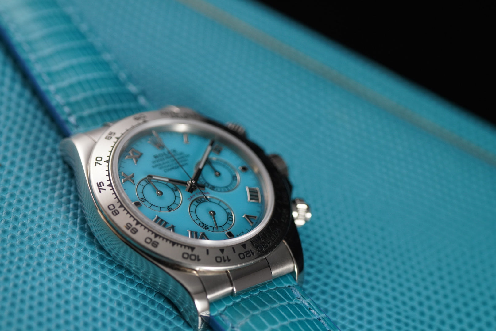 Rolex Daytona Beach Edition Rare Blue Roman Dial 116519 Complete Set | Preowned