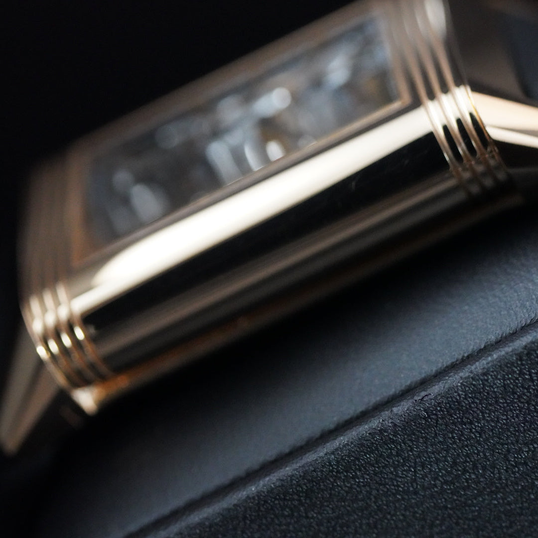 JLC Reverso Tribute Chronograph Q389257J Rose Gold