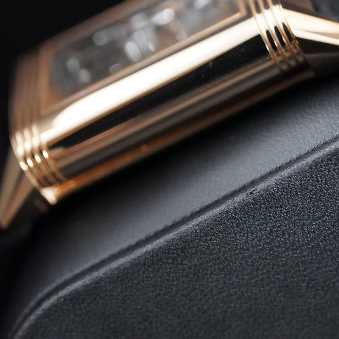 JLC Reverso Tribute Chronograph Q389257J Rose Gold