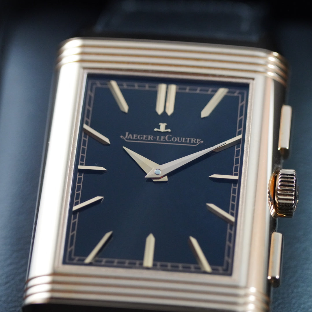 JLC Reverso Tribute Chronograph Q389257J Rose Gold