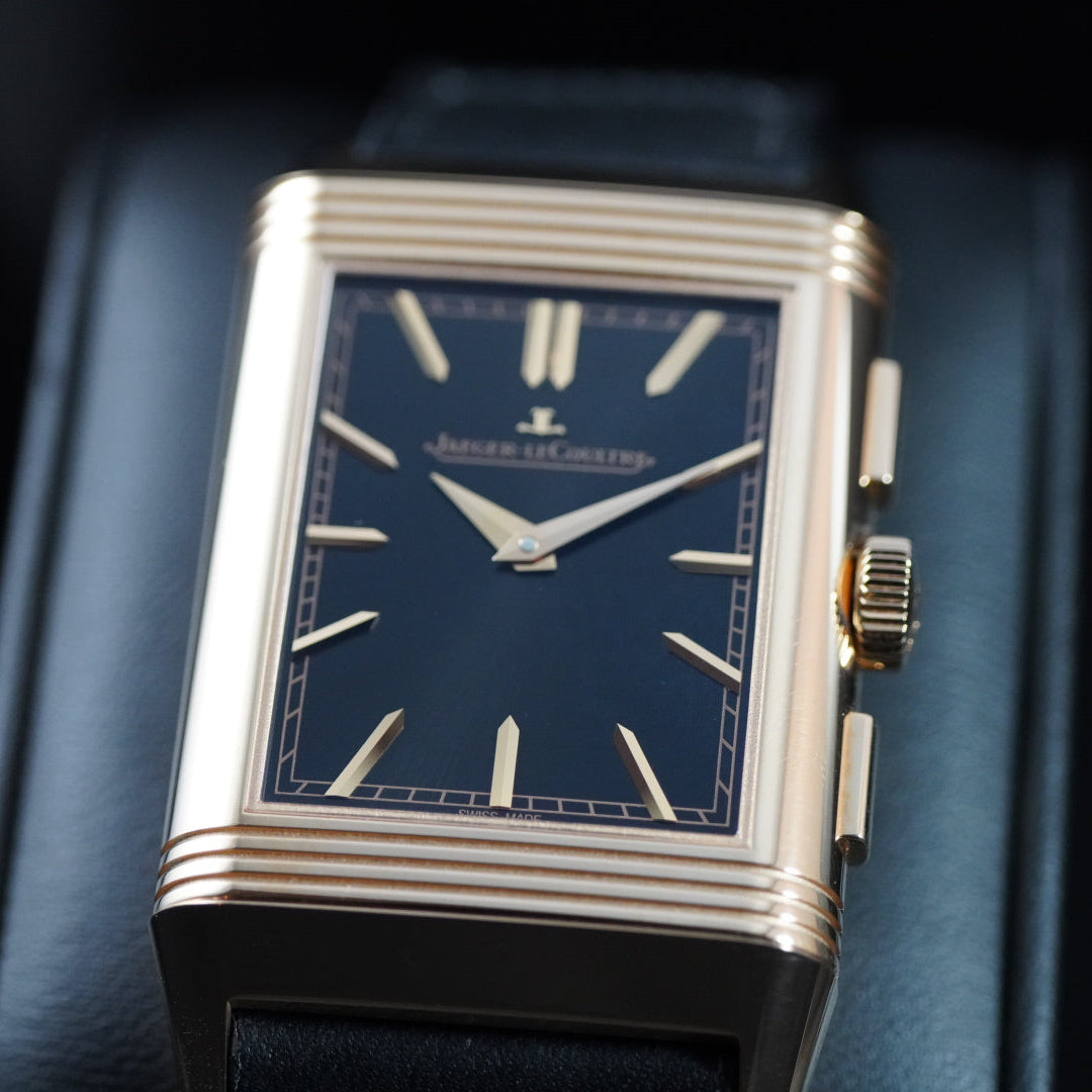 JLC Reverso Tribute Chronograph Q389257J Rose Gold