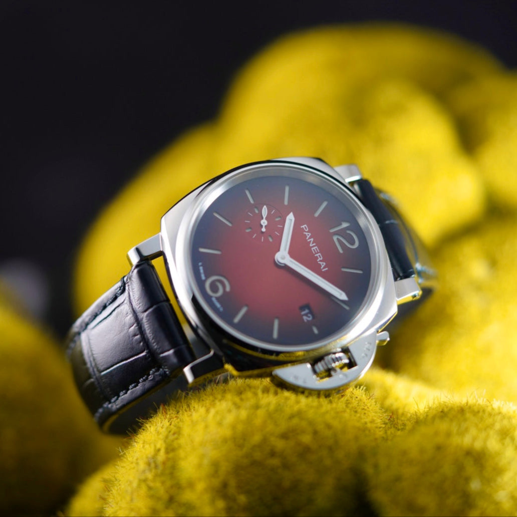 Panerai Luminor Due PAM 1424 PAM01424 42mm Burgundy Dial Box & Papers 2024 | Preowned