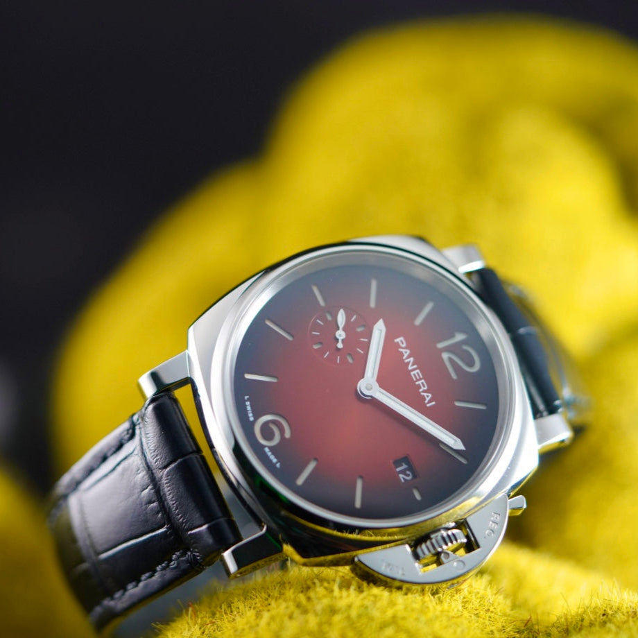 Panerai Luminor Due PAM 1424 PAM01424 42mm Burgundy Dial Box & Papers 2024 | Preowned