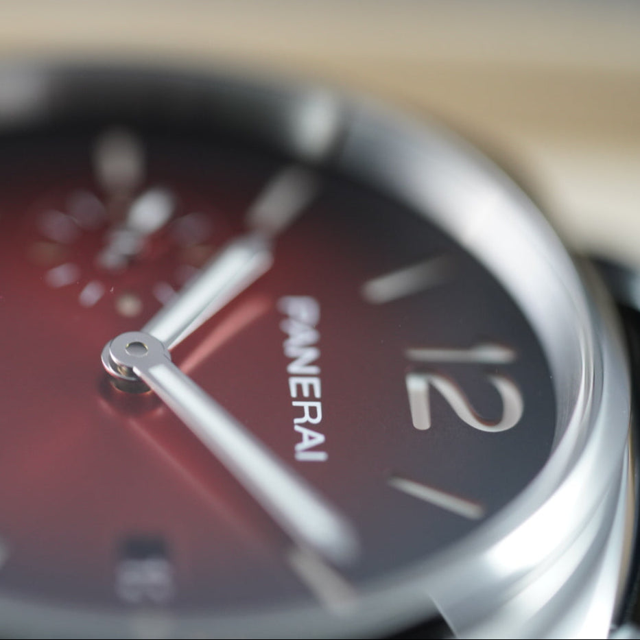 Panerai Luminor Due PAM 1424 PAM01424 42mm Burgundy Dial Box & Papers 2024 | Preowned