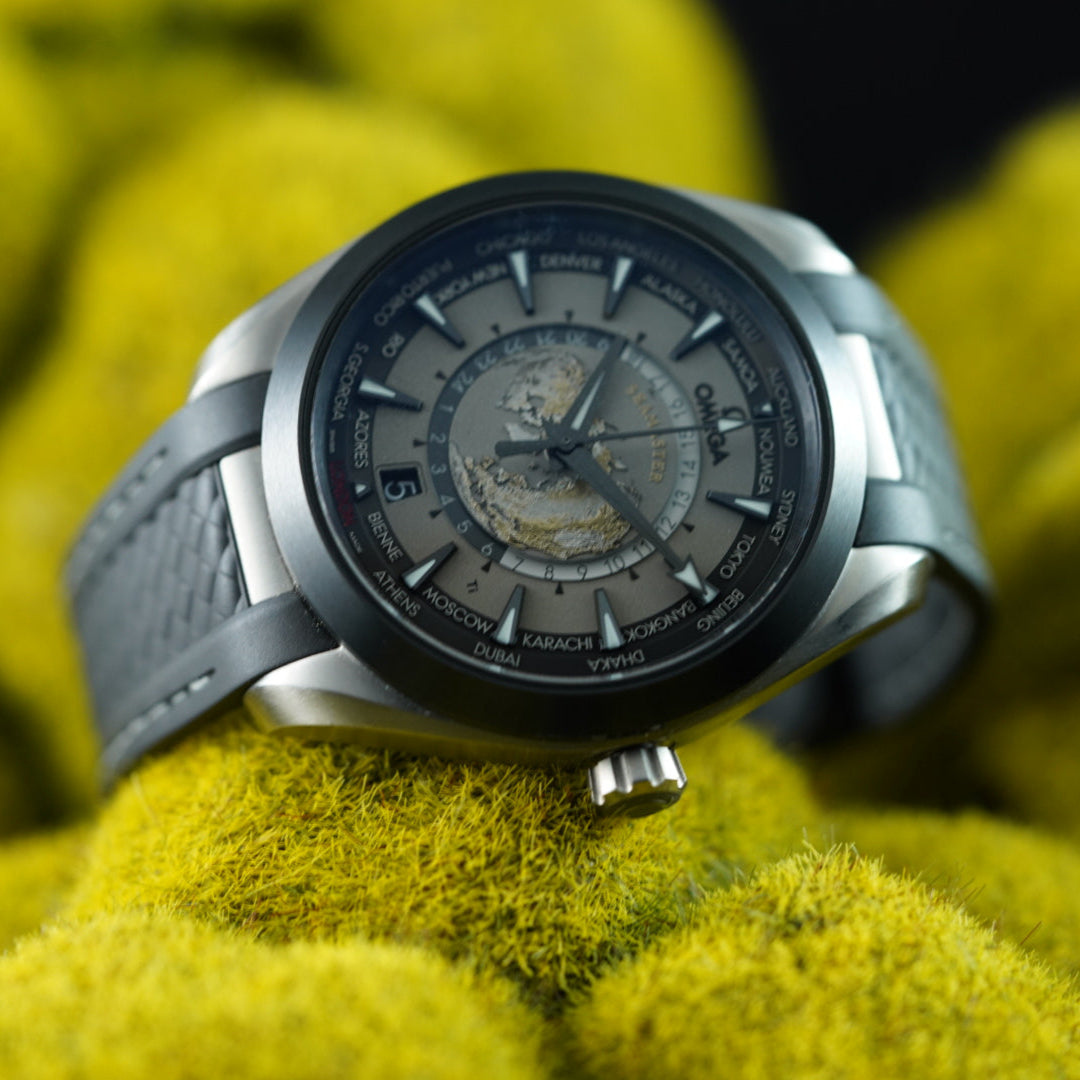 Omega Seamaster Aqua Terra Worldtimer 43mm Titanium 2024 Box & Papers | Preowned