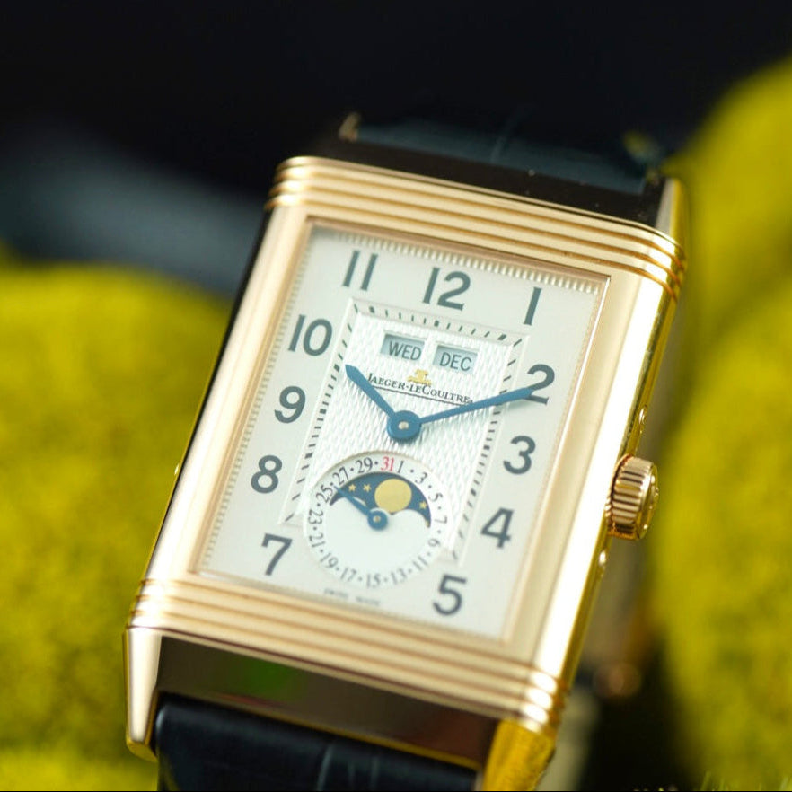 Jaeger-LeCoultre Grande Reverso Calendar Duo face 18k Rose Gold Q3752520 273.2.84 | Preowned
