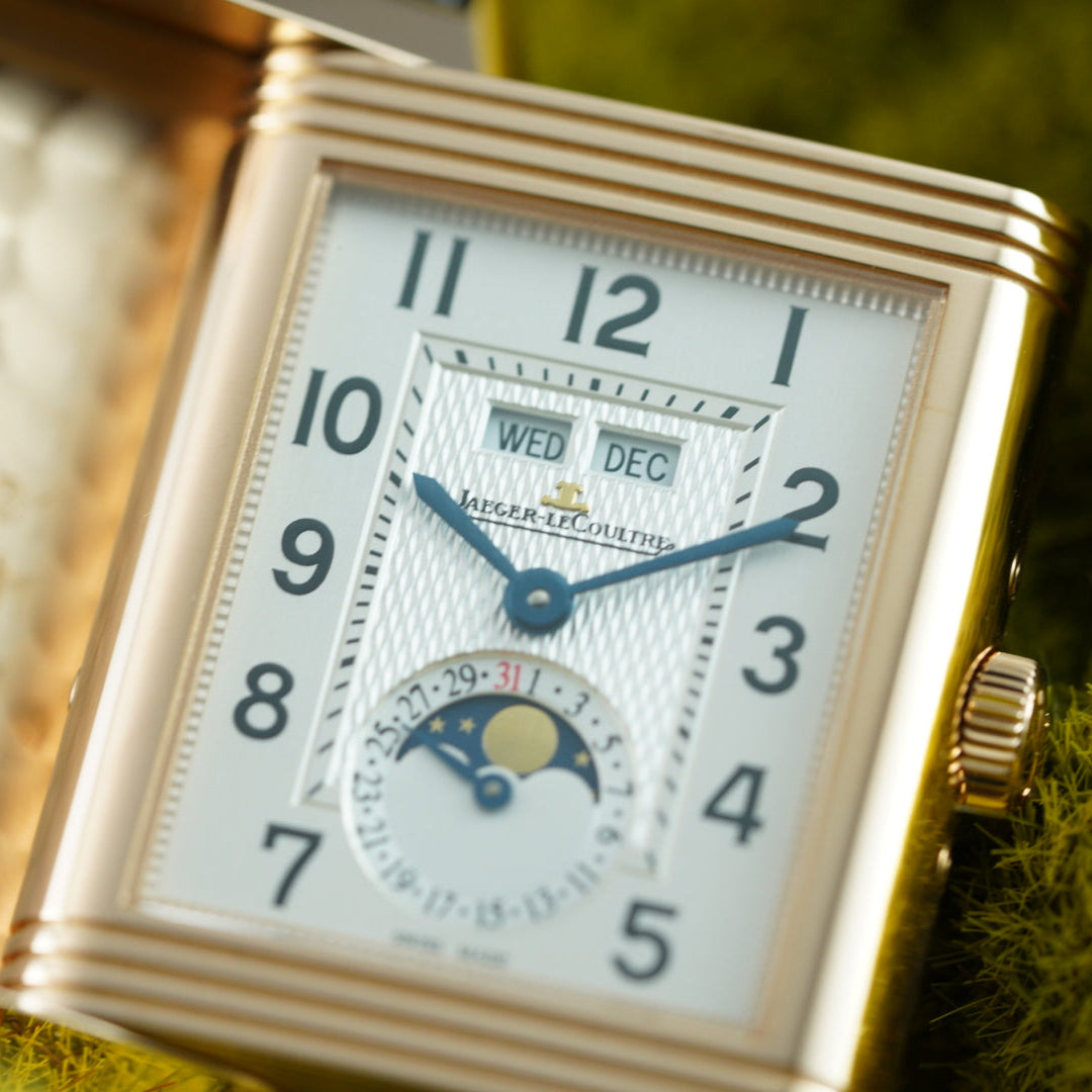 Jaeger-LeCoultre Grande Reverso Calendar Duo face 18k Rose Gold Q3752520 273.2.84 | Preowned