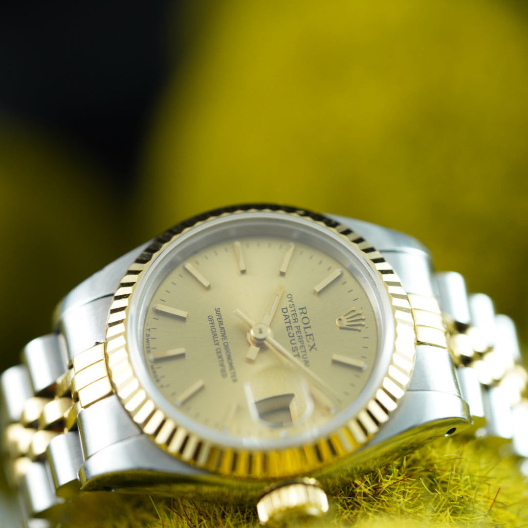 Rolex Lady-Datejust 69173 Jubilee Bracelet Fluted Bezel Box & Papers | Preowned