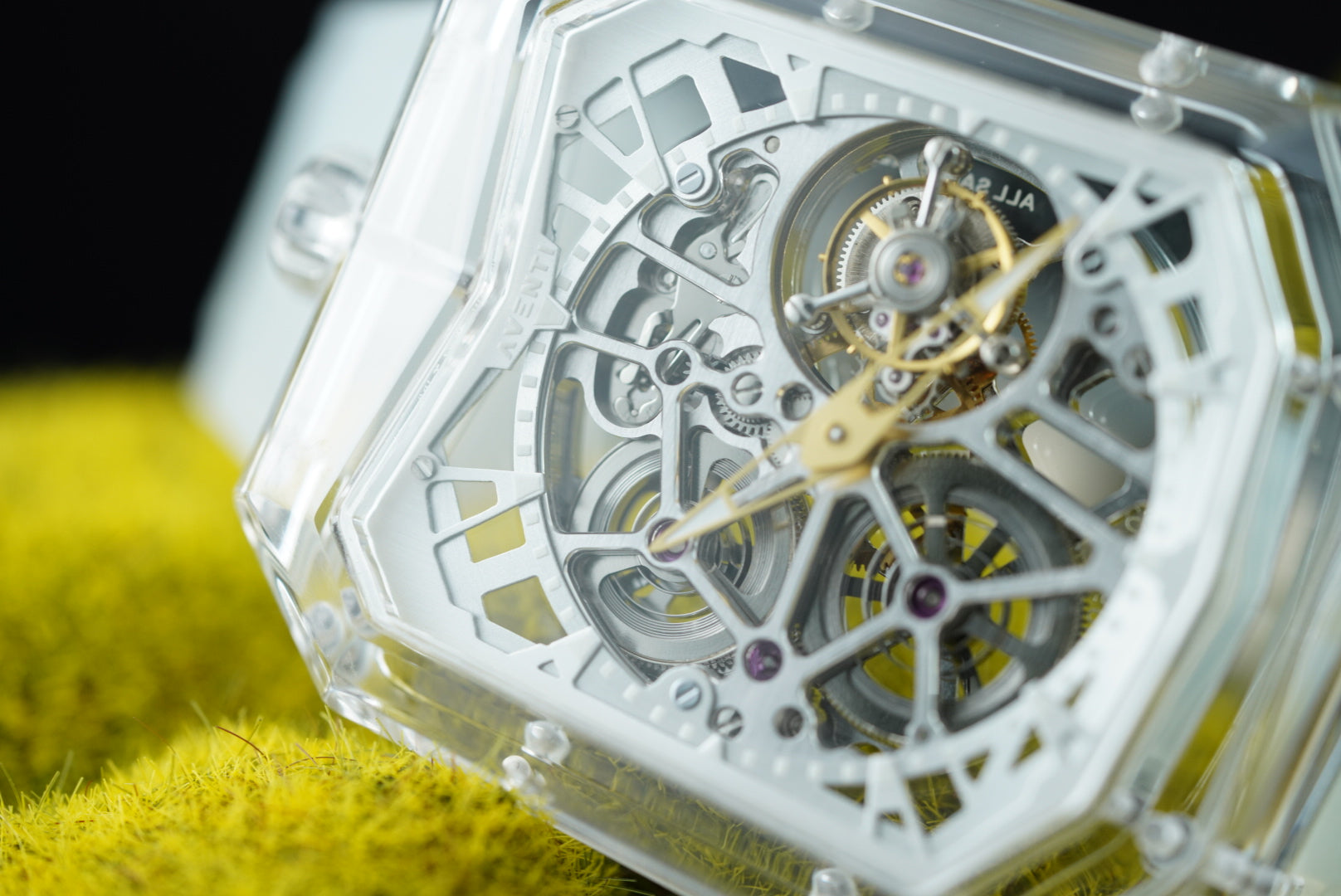 AVENTI A11 Sapphire Tourbillon Skeleton All Sapphire Case | Box & Papers 2022| Preowned