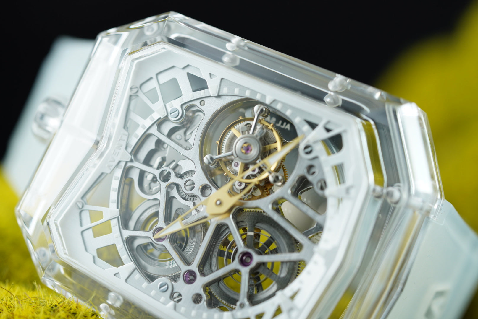 AVENTI A11 Sapphire Tourbillon Skeleton All Sapphire Case | Box & Papers 2022| Preowned