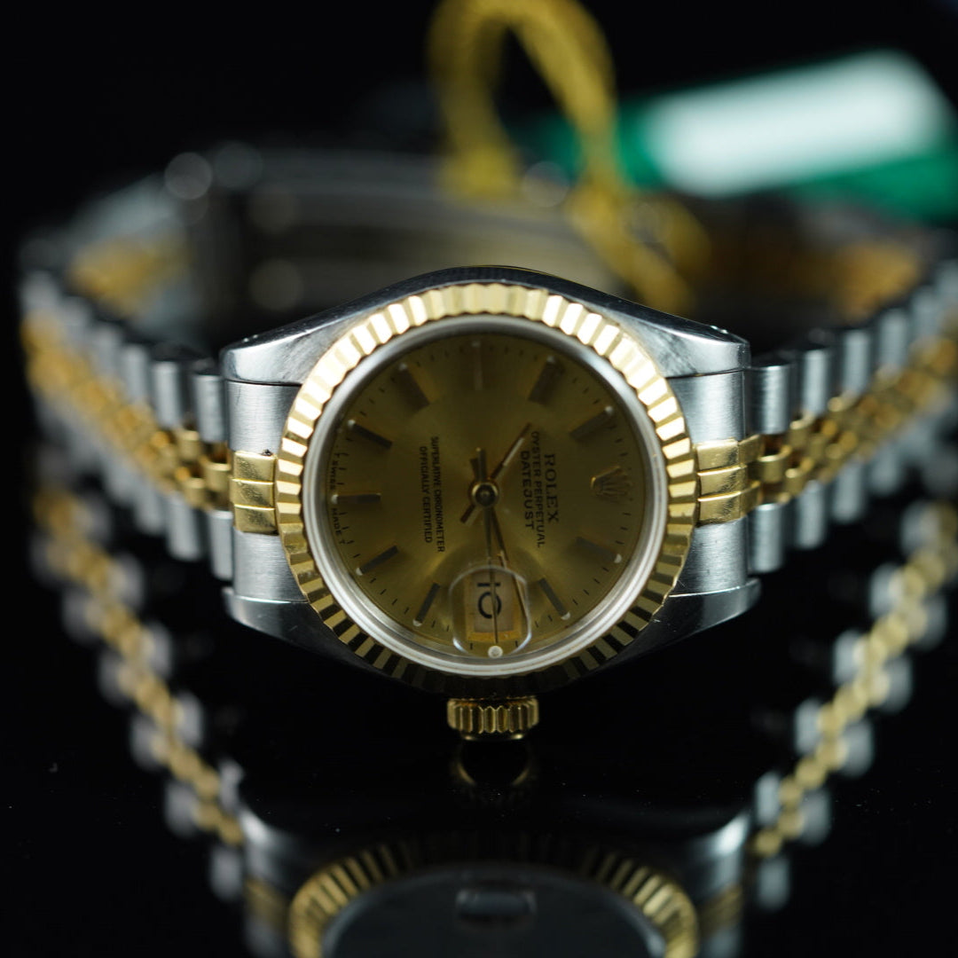 Rolex Lady-Datejust 69173 Jubilee Bracelet Fluted Bezel Box & Papers | Preowned