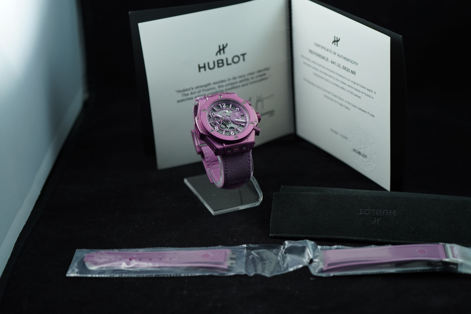 Hublot Big Bang Unico Summer Purple 42mm 441.UL.5820.NR 2022 E-Warranty | Preowned