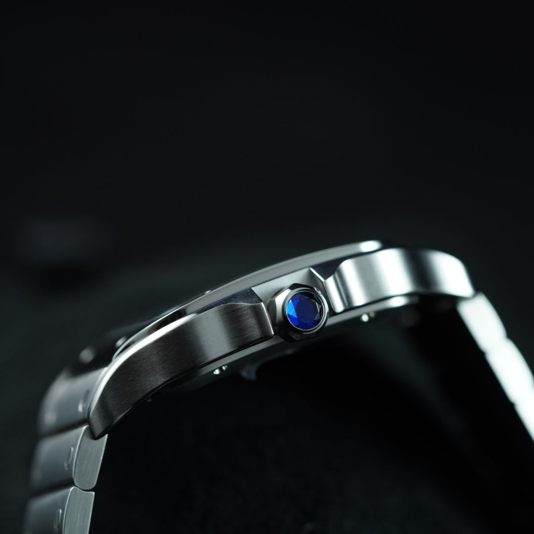 Cartier Santos de Cartier WSSA0062 Large Green Dial Box And Papers | Preowned