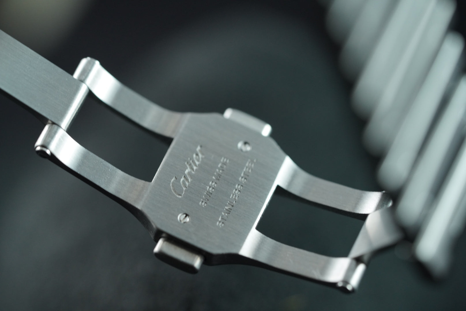 Cartier Santos de Cartier WSSA0062 Large Green Dial Box And Papers | Preowned