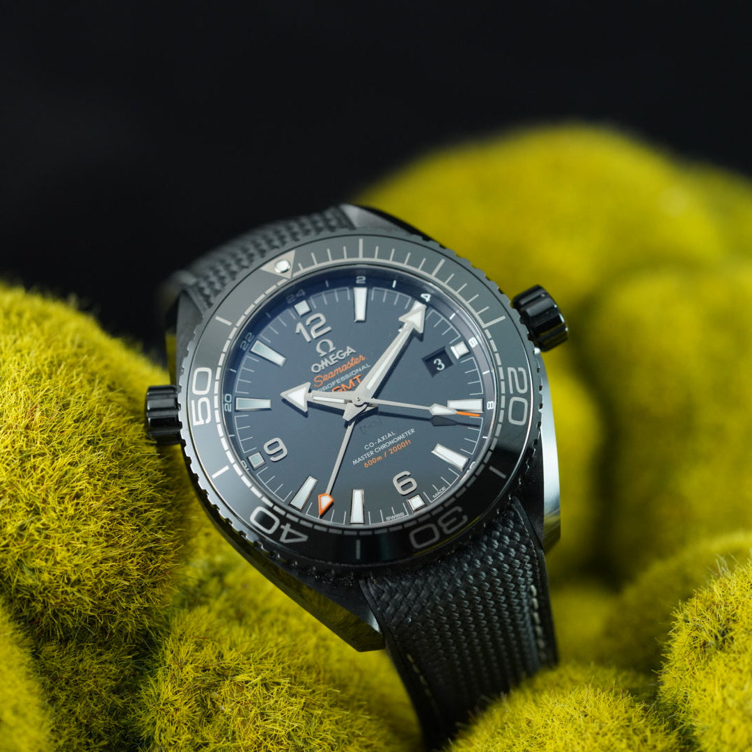 OMEGA Seamaster Planet Ocean 600M Deep Black 215.92.46.22.01.001 Complete Set