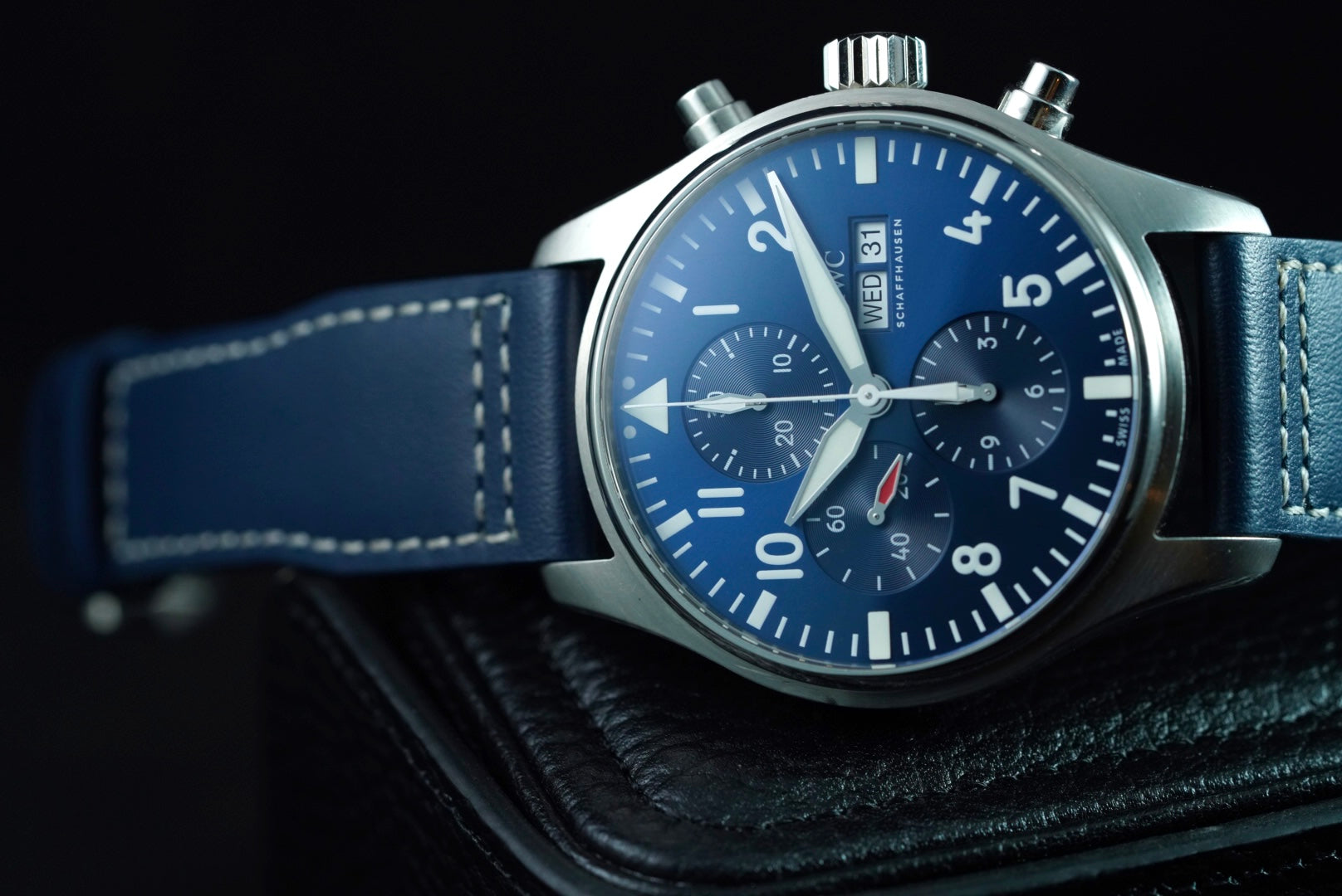 IWC Pilot IW377714 Le Petit Prince Blue Dial 43mm Unworn Strap Box & Papers 2020
