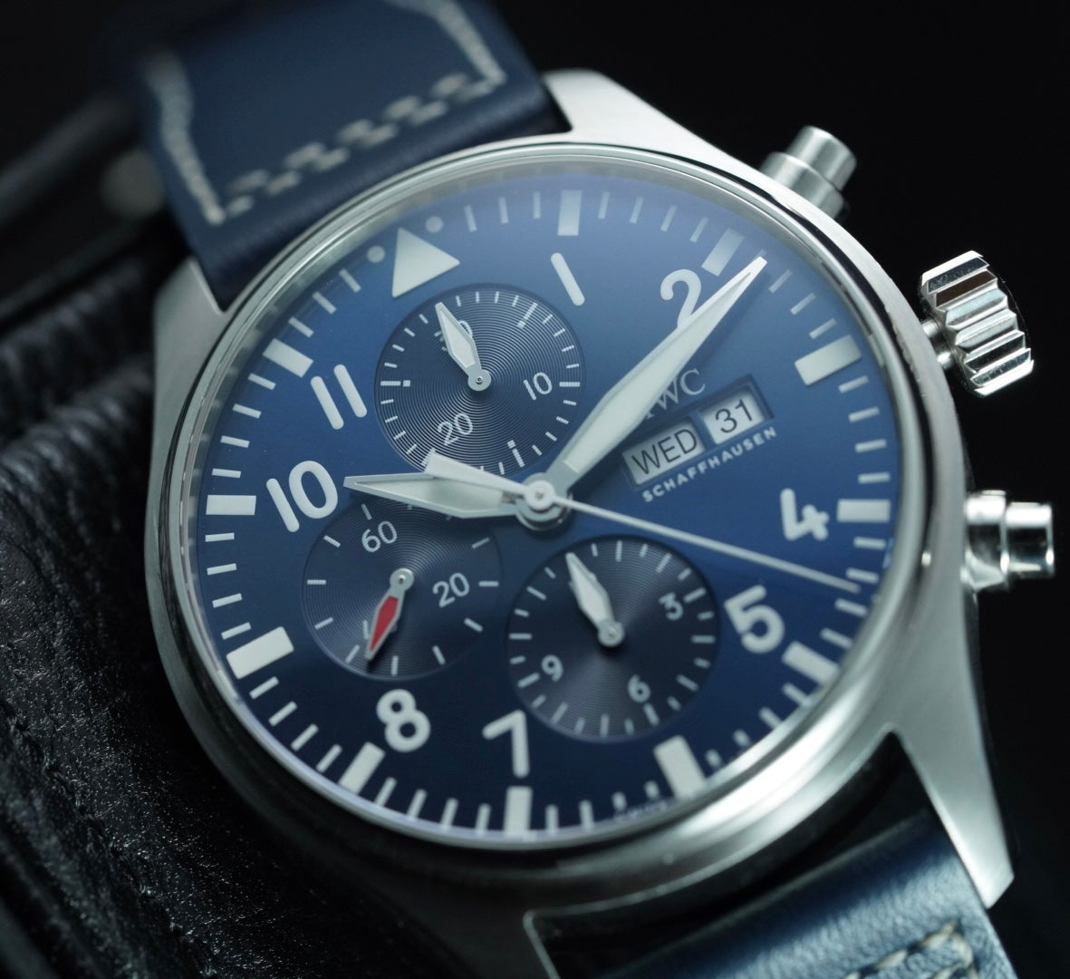 IWC Pilot IW377714 Le Petit Prince Blue Dial 43mm Unworn Strap Box & Papers 2020