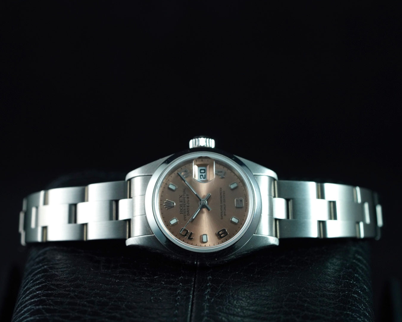 Rolex Datejust Ladies 78240 31mm Stainless Steel Pink Salmon Arabic Dial