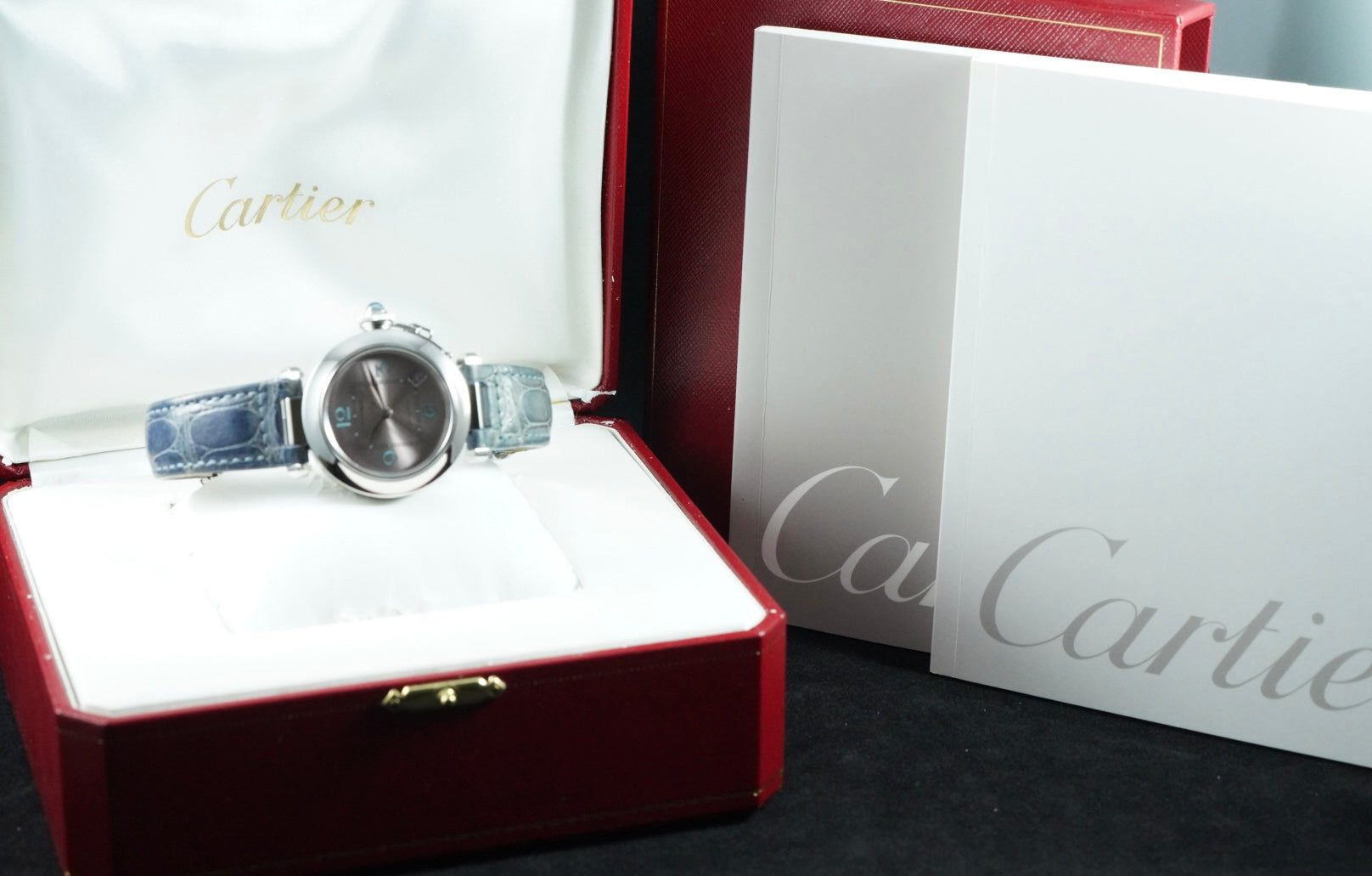 Cartier Pasha C Pink Dial W3108199 35mm Box & Papers