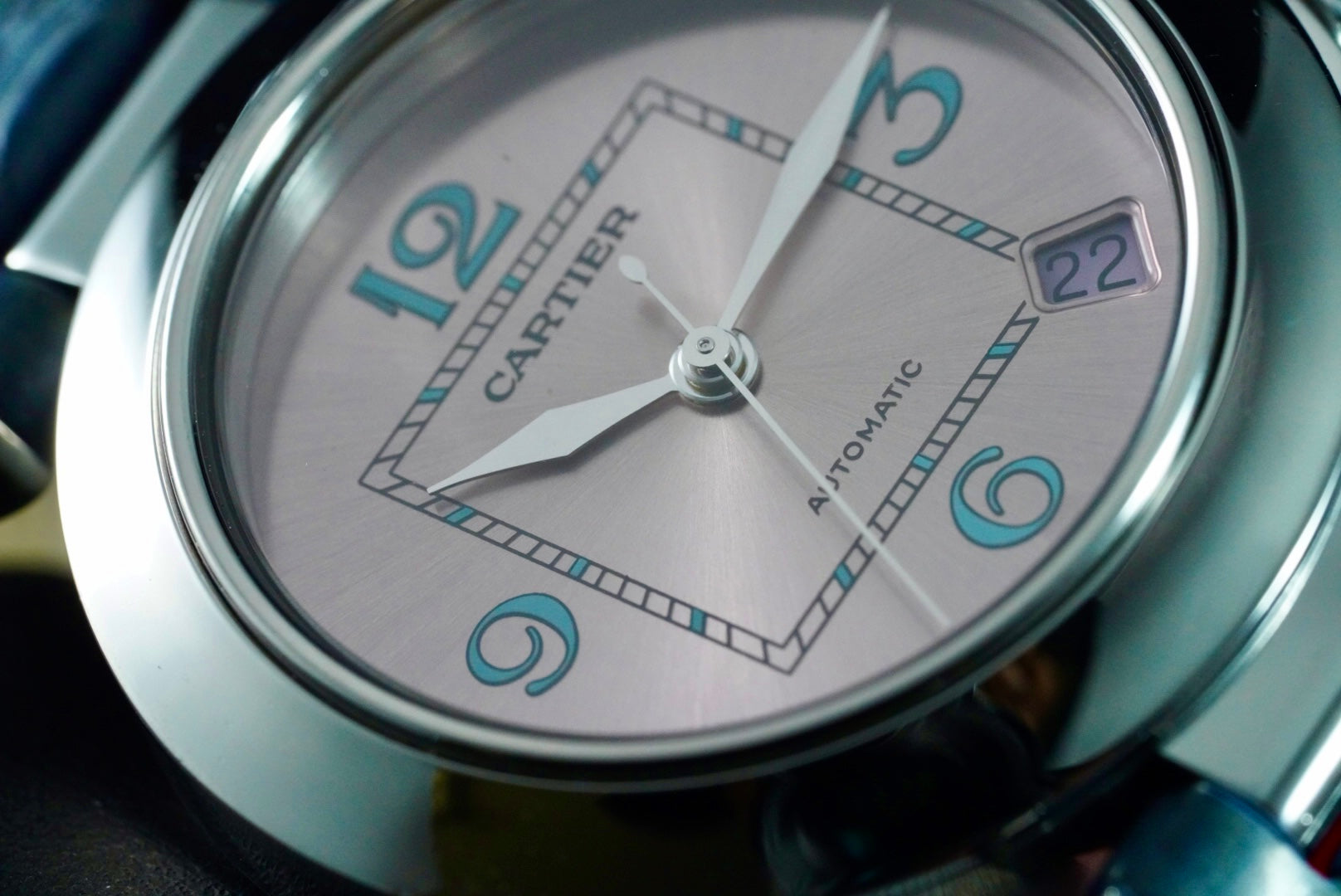Cartier Pasha C Pink Dial W3108199 35mm Box & Papers