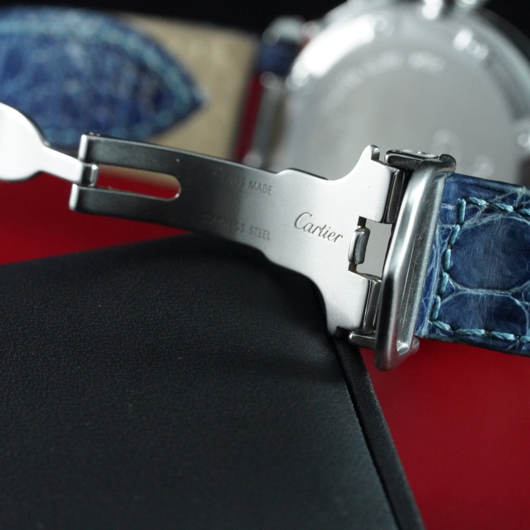 Cartier Pasha C Pink Dial W3108199 35mm Box & Papers