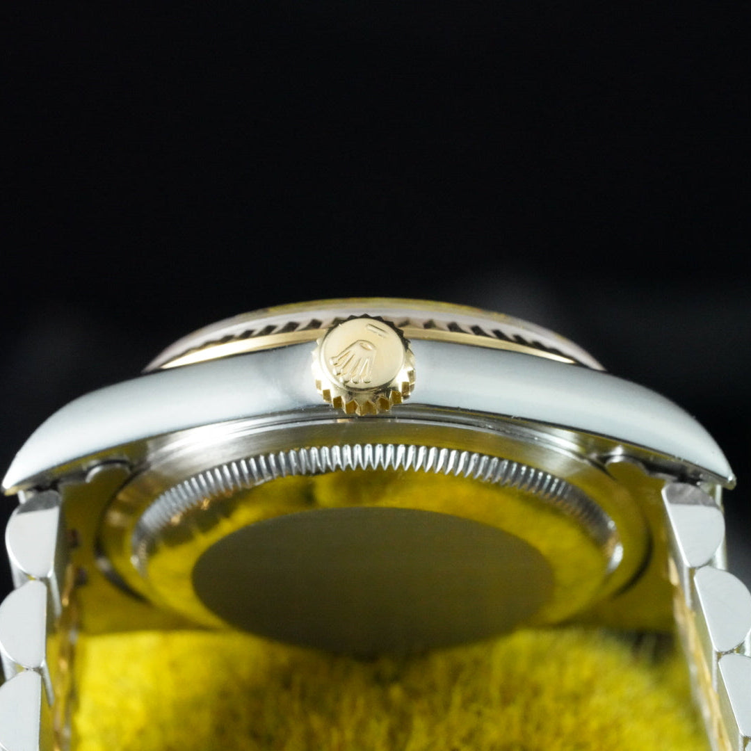 Rolex Datejust 36mm 16233 Ivory Pyramid Dial - Box & Papers RARE 2002/ MINT