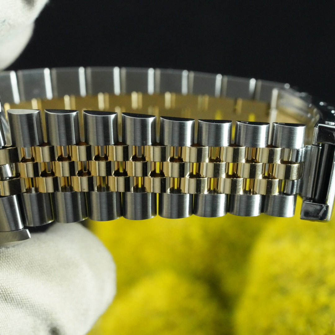 Rolex Datejust 36mm 16233 Ivory Pyramid Dial - Box & Papers RARE 2002/ MINT