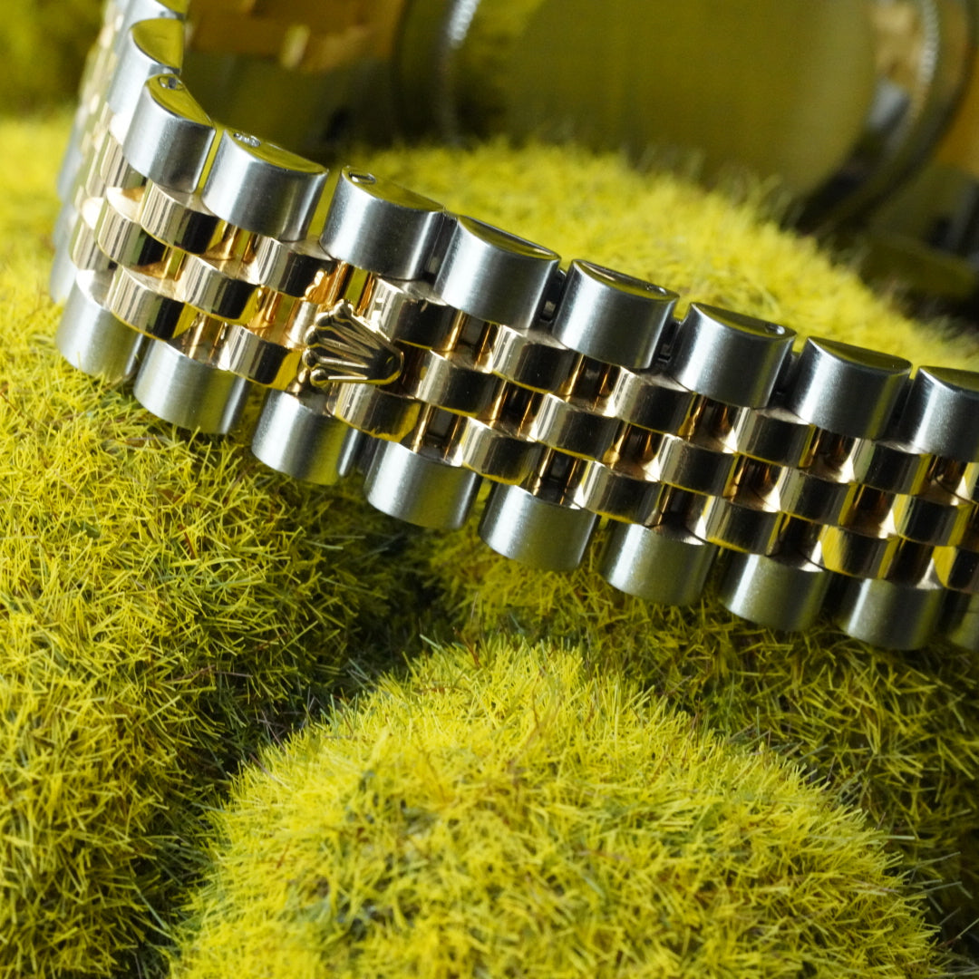 Rolex Datejust 36mm 116233 18K Gold Champagne Anniversary Jubilee Diamond Dial