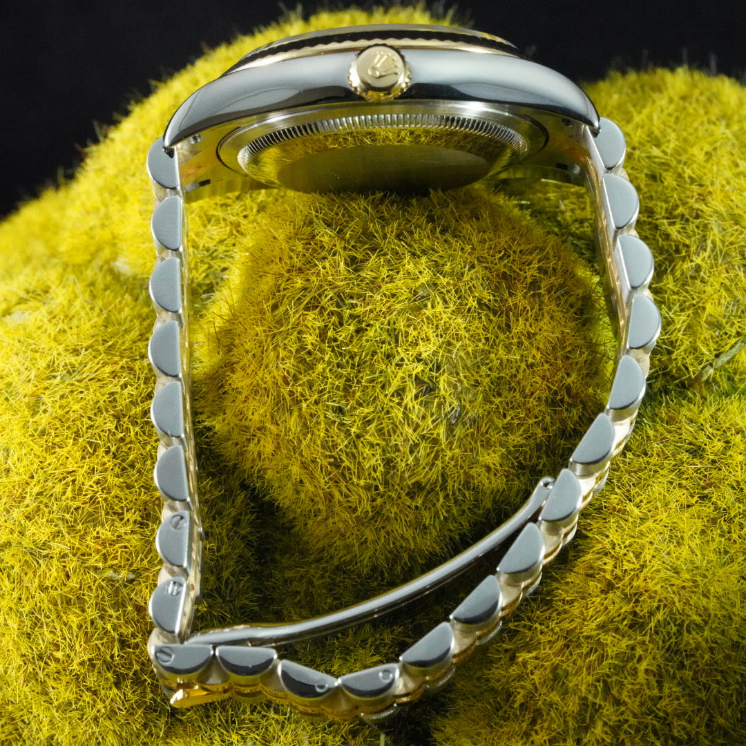 Rolex Datejust 36mm 116233 18K Gold Champagne Anniversary Jubilee Diamond Dial