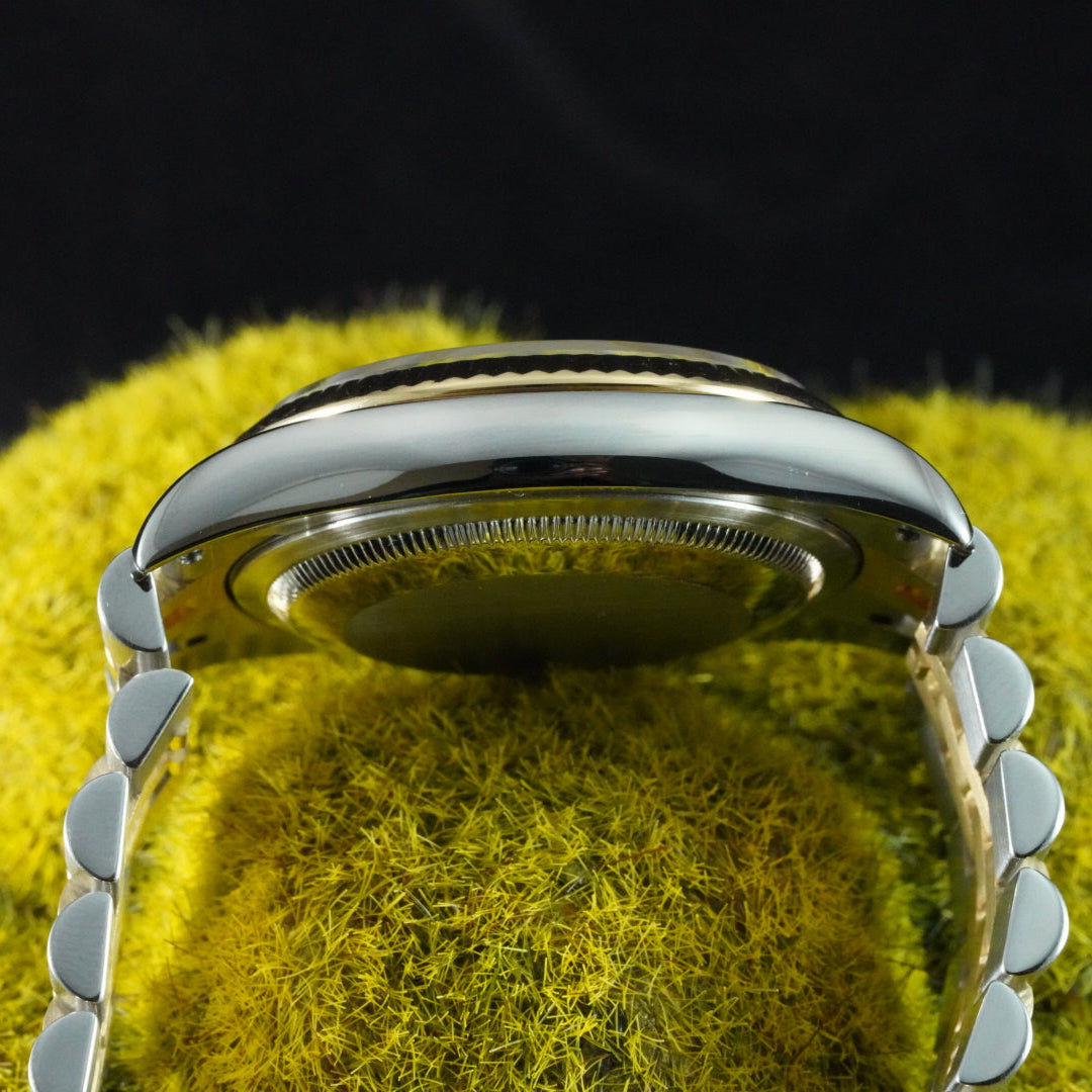 Rolex Datejust 36mm 116233 18K Gold Champagne Anniversary Jubilee Diamond Dial
