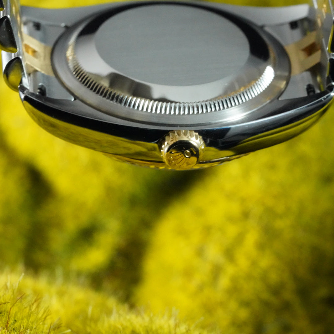 Rolex Datejust 36mm 116233 18K Gold Champagne Anniversary Jubilee Diamond Dial