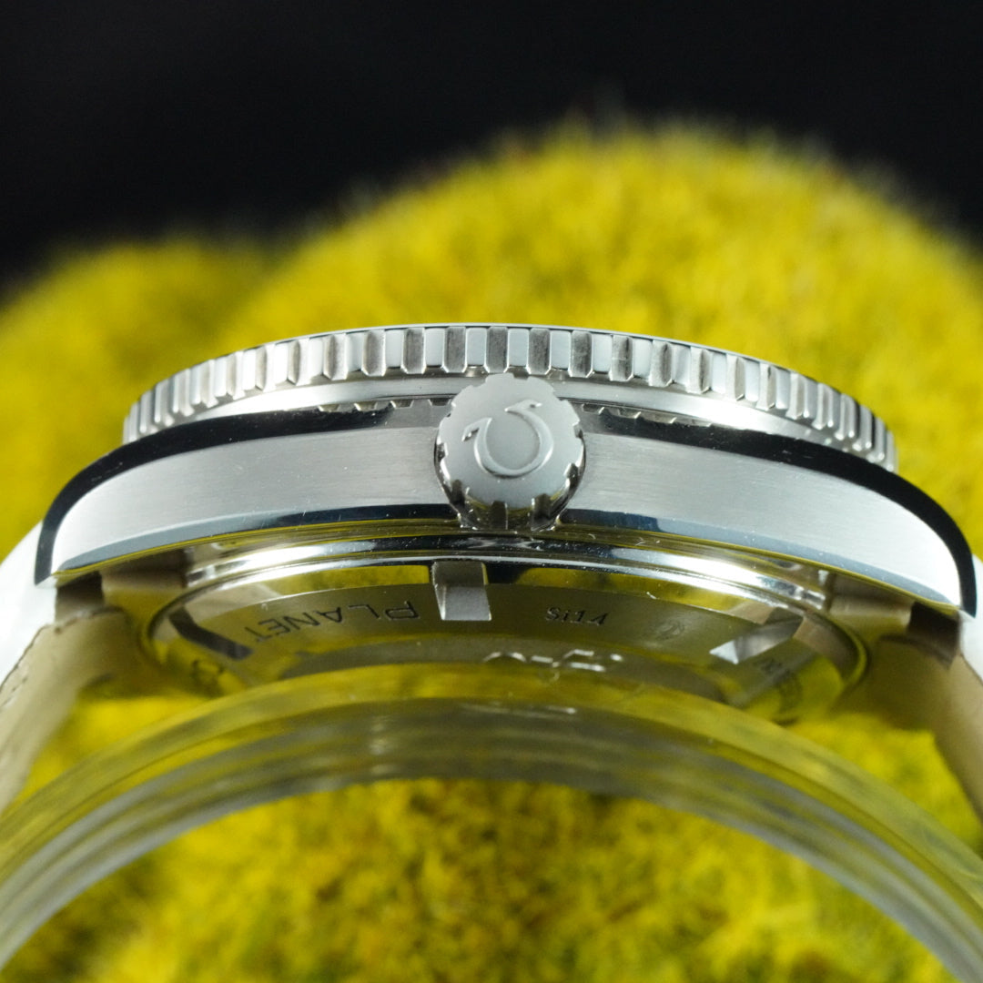 Omega Seamaster Planet Ocean Sochi 2014 Olympics 38.5mm White RARE| Box & Papers