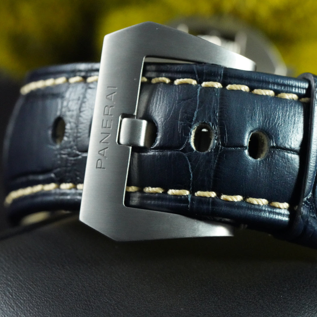 Panerai Luminor 1950 PAM00670 PAM 670 Equation Of Time 8 Days GMT Blue Dial 2021