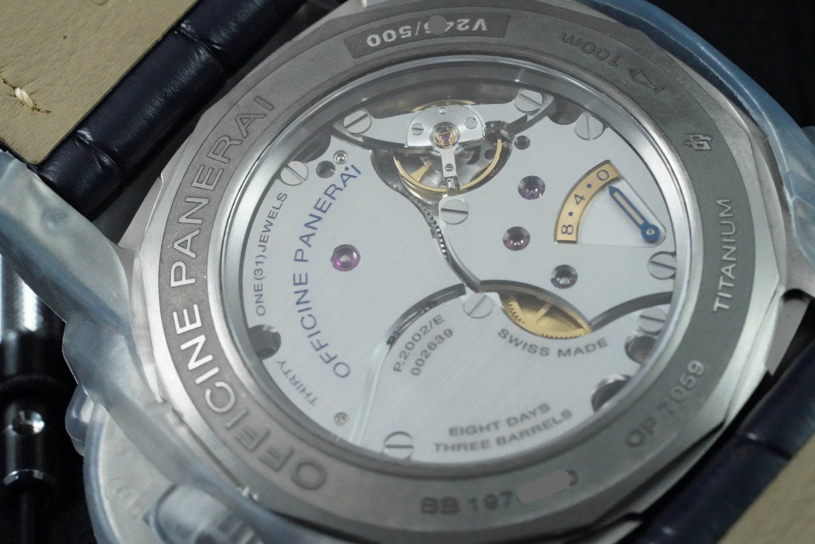 Panerai Luminor 1950 PAM00670 PAM 670 Equation Of Time 8 Days GMT Blue Dial 2021