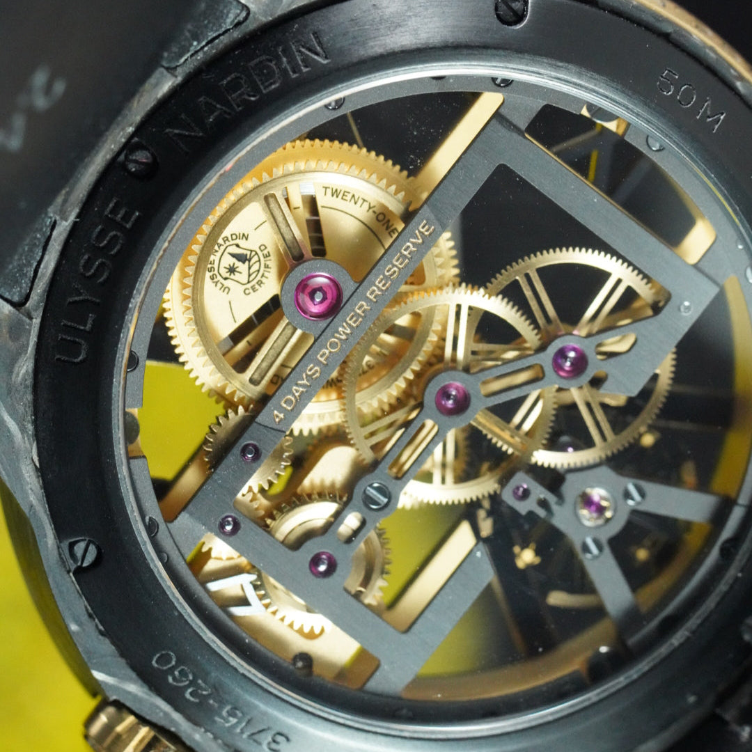 Ulysse Nardin Executive Blast X Carbon Skeleton 18k Rose Gold 3715-260/CARB NEW