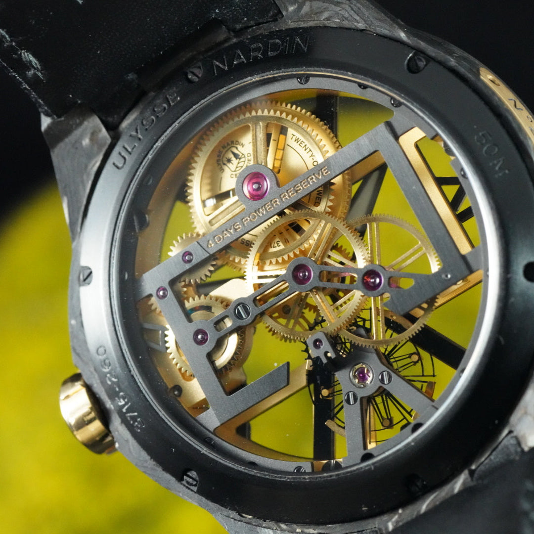 Ulysse Nardin Executive Blast X Carbon Skeleton 18k Rose Gold 3715-260/CARB NEW