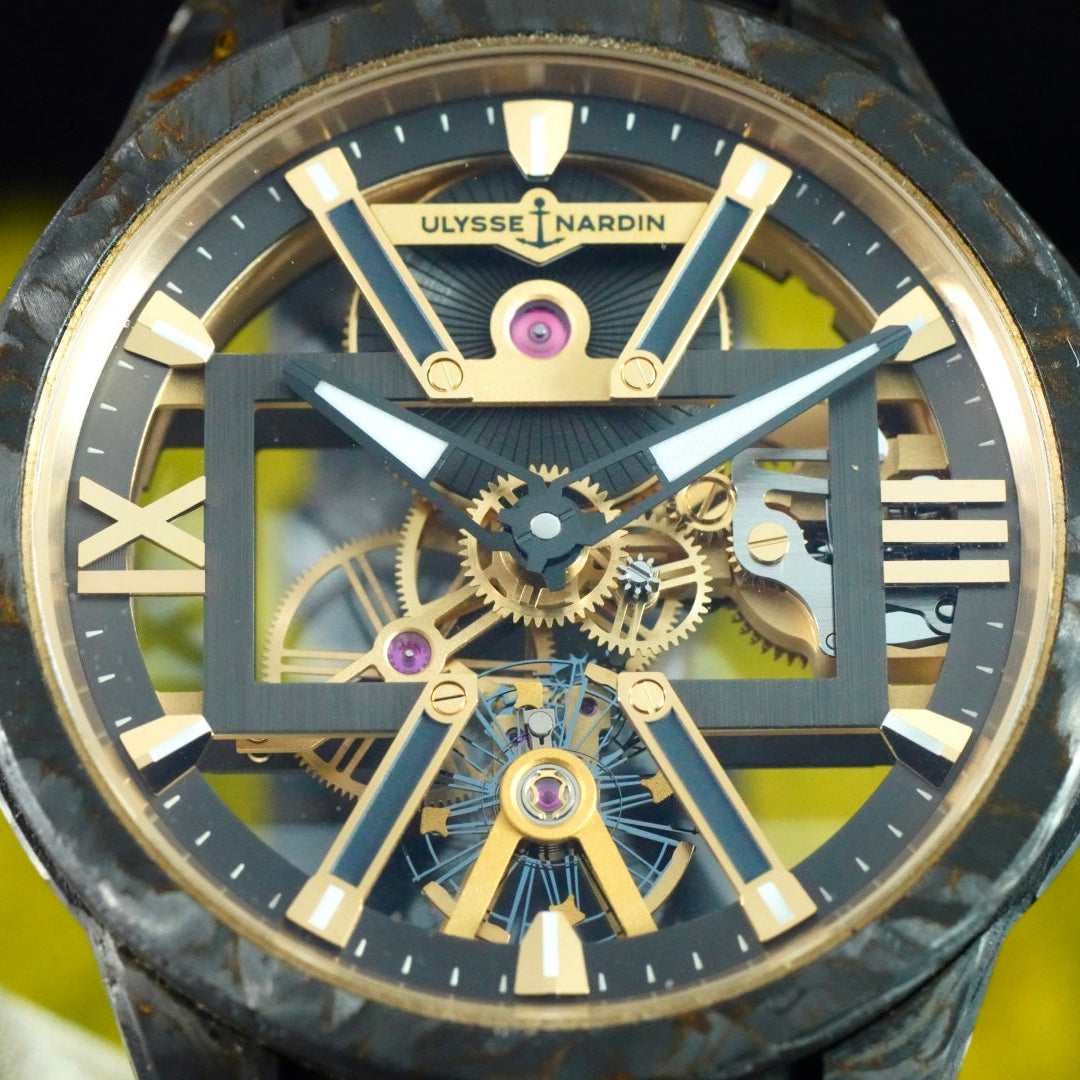 Ulysse Nardin Executive Blast X Carbon Skeleton 18k Rose Gold 3715-260/CARB NEW