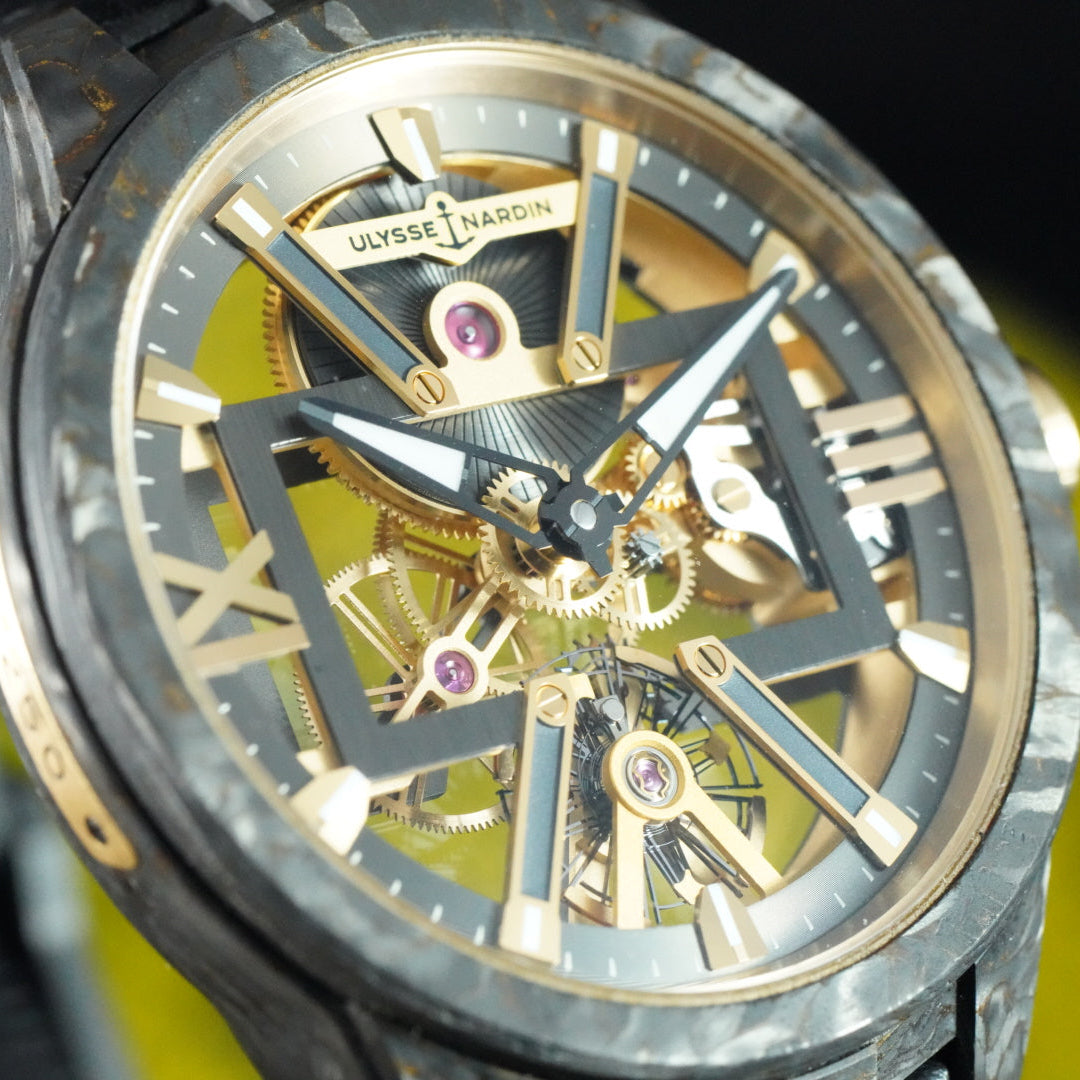 Ulysse Nardin Executive Blast X Carbon Skeleton 18k Rose Gold 3715-260/CARB NEW