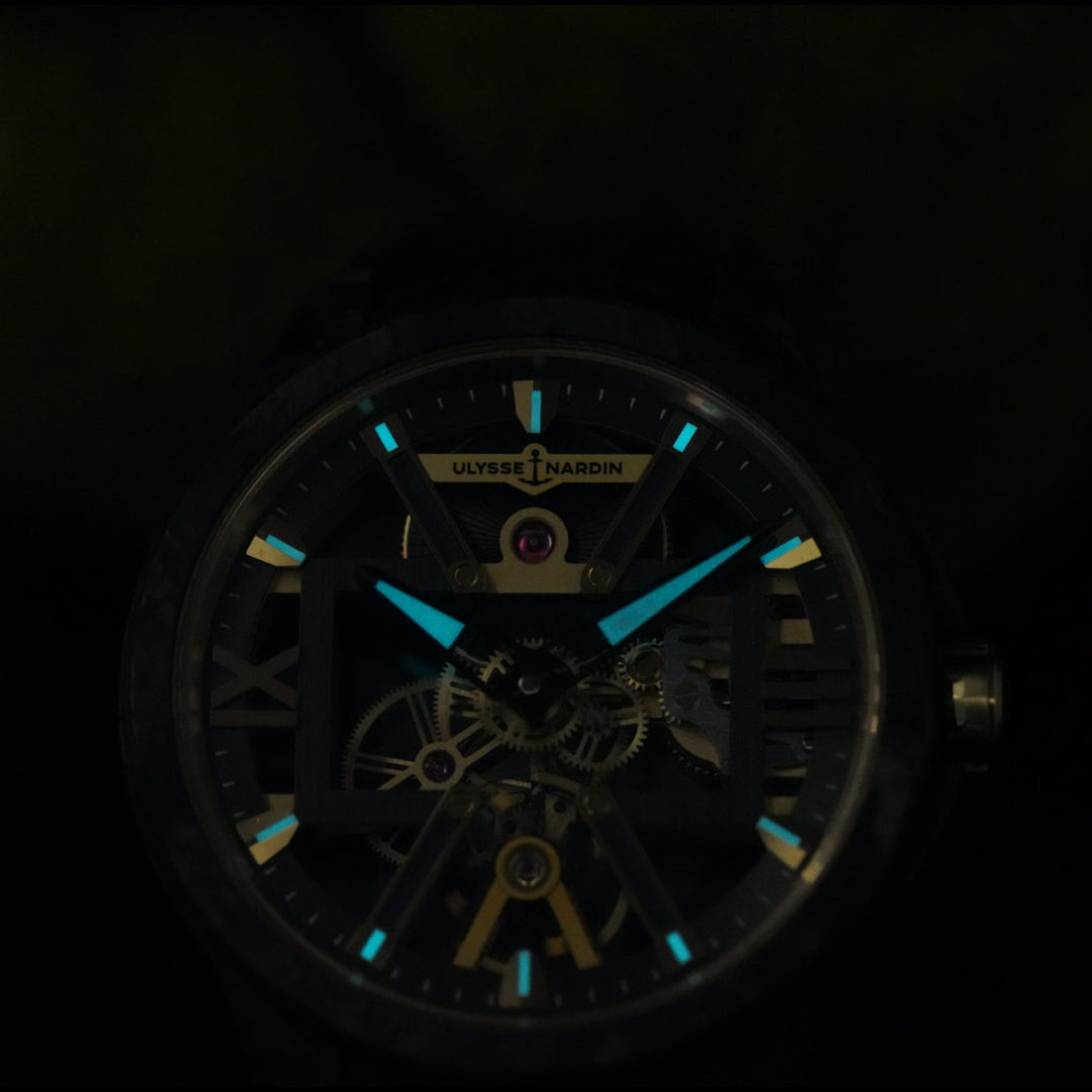 Ulysse Nardin Executive Blast X Carbon Skeleton 18k Rose Gold 3715-260/CARB NEW