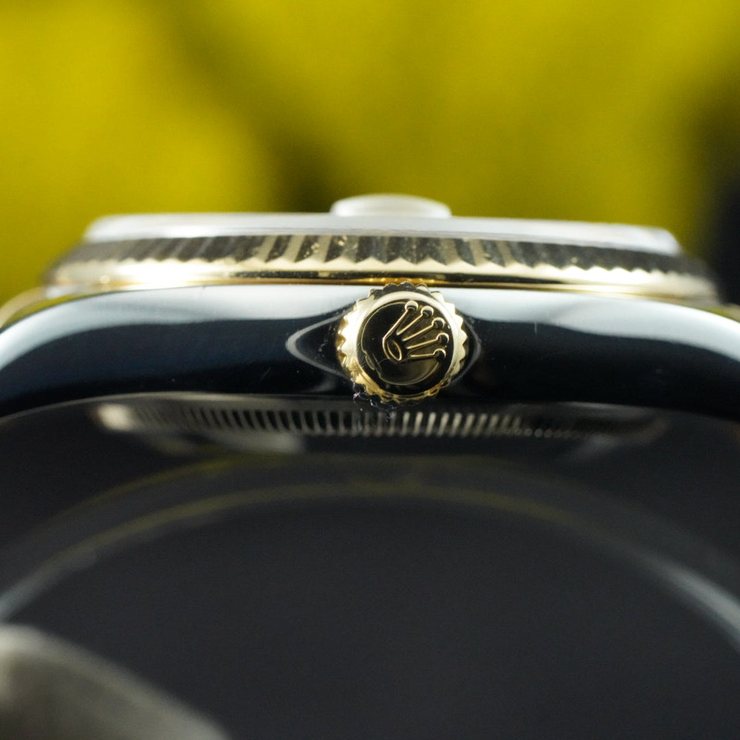 Rolex Datejust 36mm 116233 18K Gold Champagne Anniversary Jubilee Diamond Dial