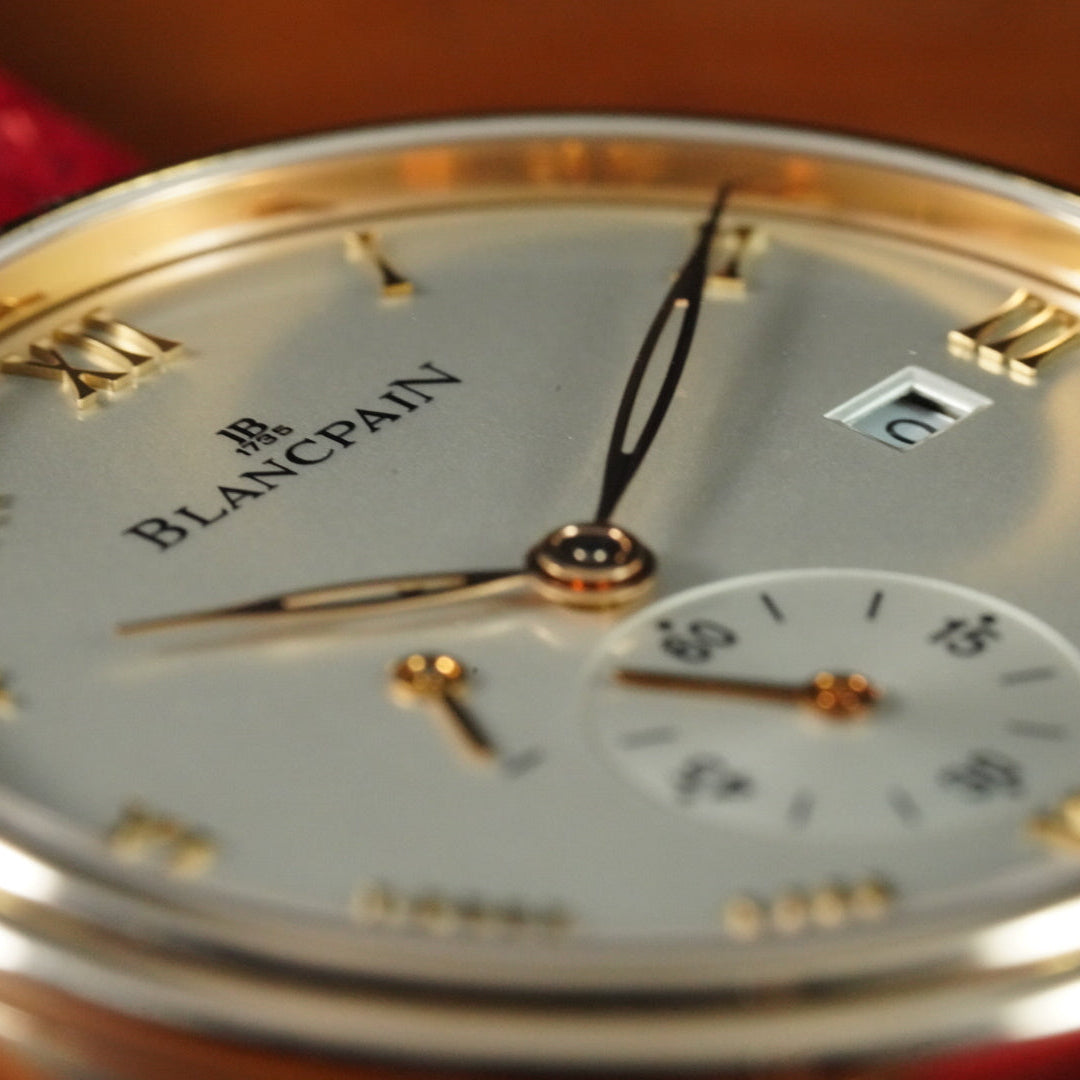 Blancpain Villeret Ultra-Slim Full set Unworn Red suede strap