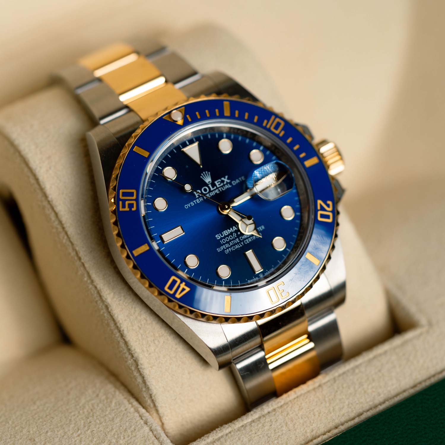 Rolex Submariner Bluesy 126613LB 41 Two-tone 18k Gold 2024 | Preowned